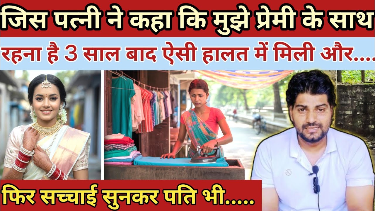 जिस पत्नी ने कहा मुझे प्रेमी के साथ रहना है 3 साल बाद ऐसी हालत में मिली और फिर|| Emotional Story 
