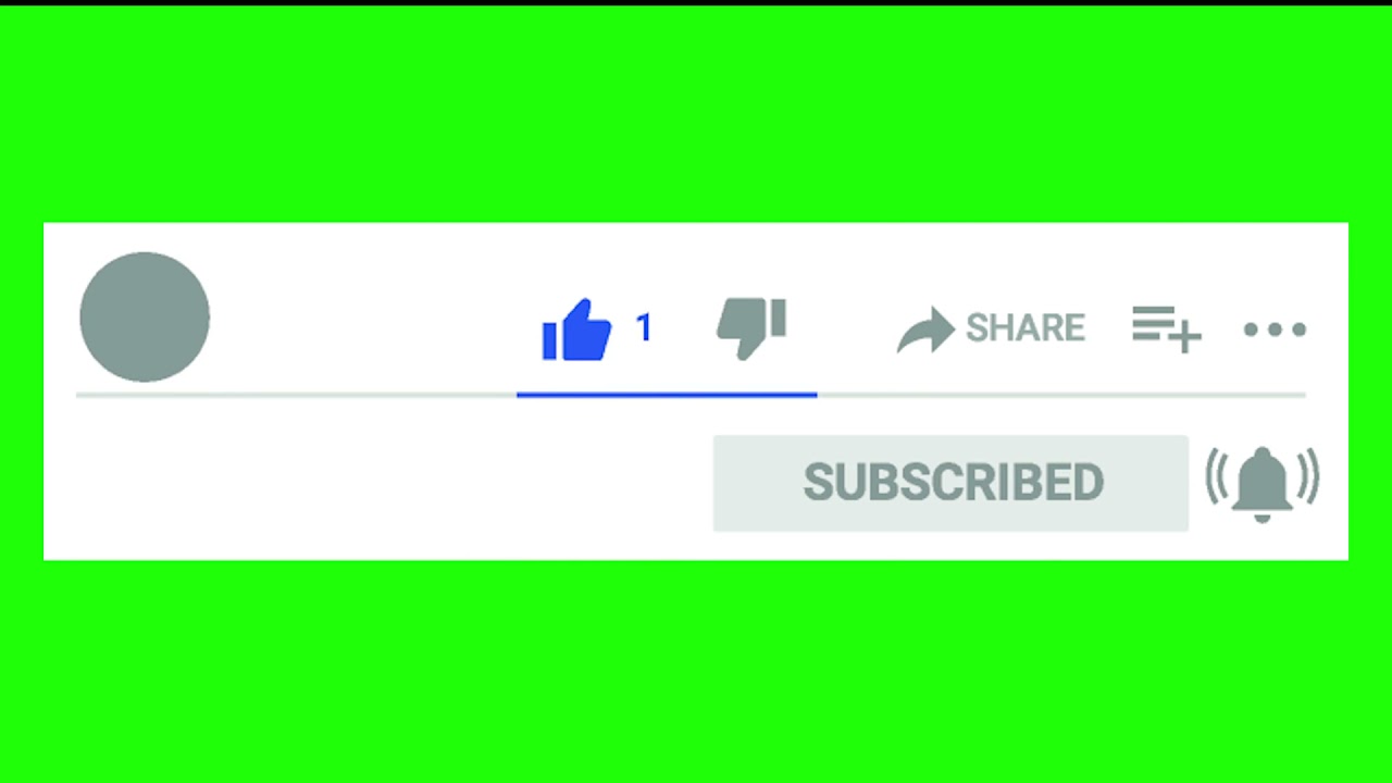 Best Green Screen Animated Subscribe Button | Green Screen Effects| Free Download link 021