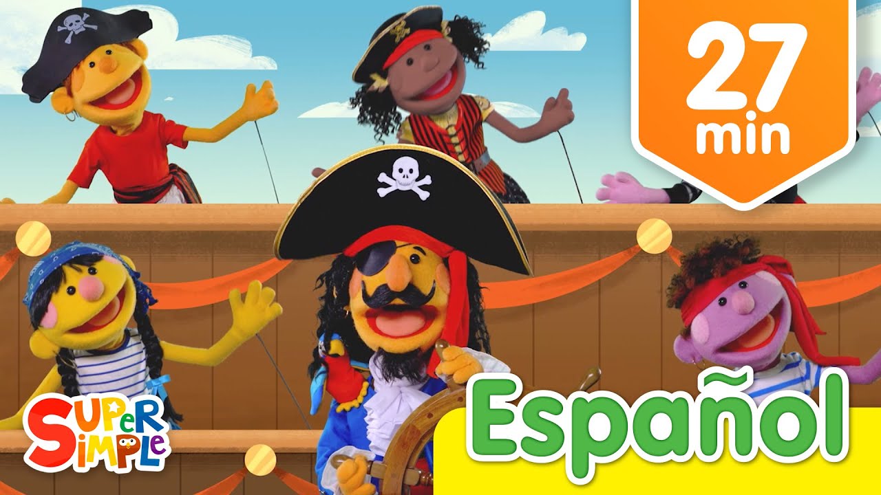 En El Mar Azul Y Más Canciones Infantiles | Super Simple Español