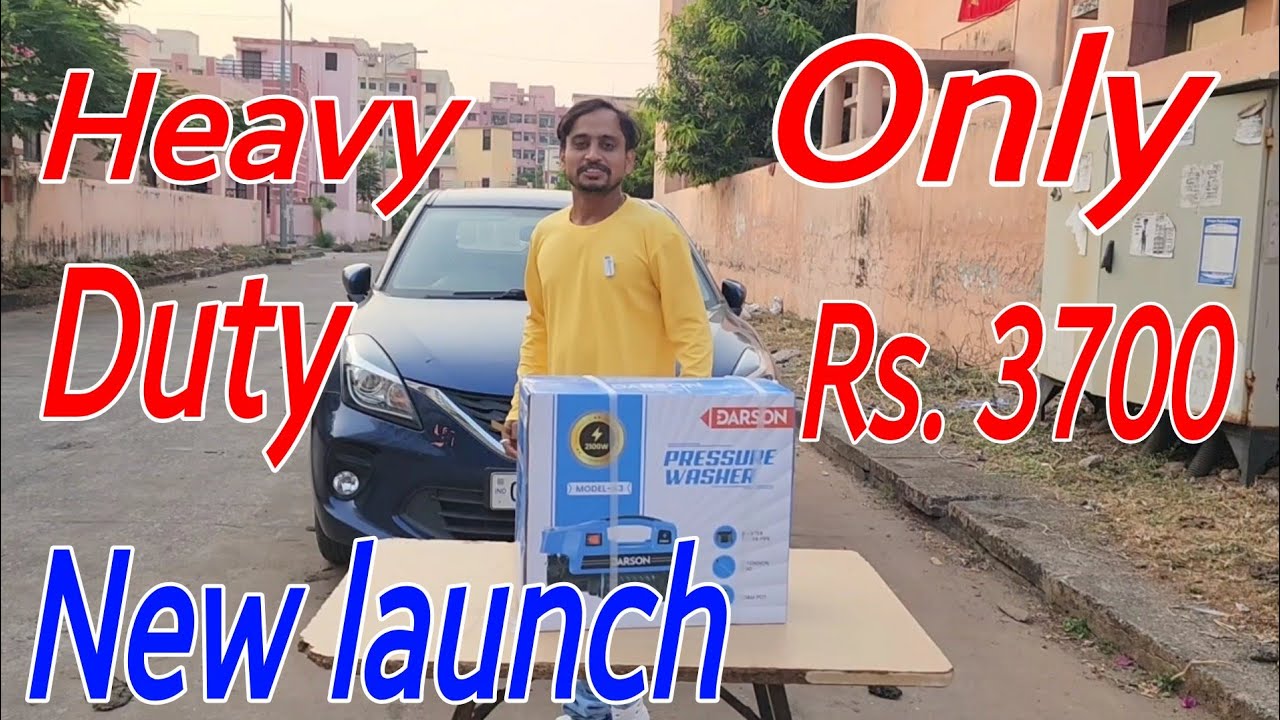 Darson A3 car washer machine low budget best quality under 4000 rupees review Pressure testing