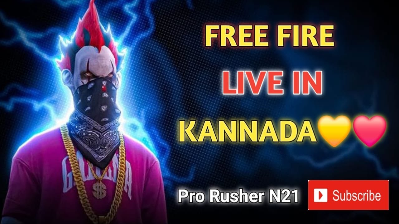 FREE FIRE LIVE IN KANNADA