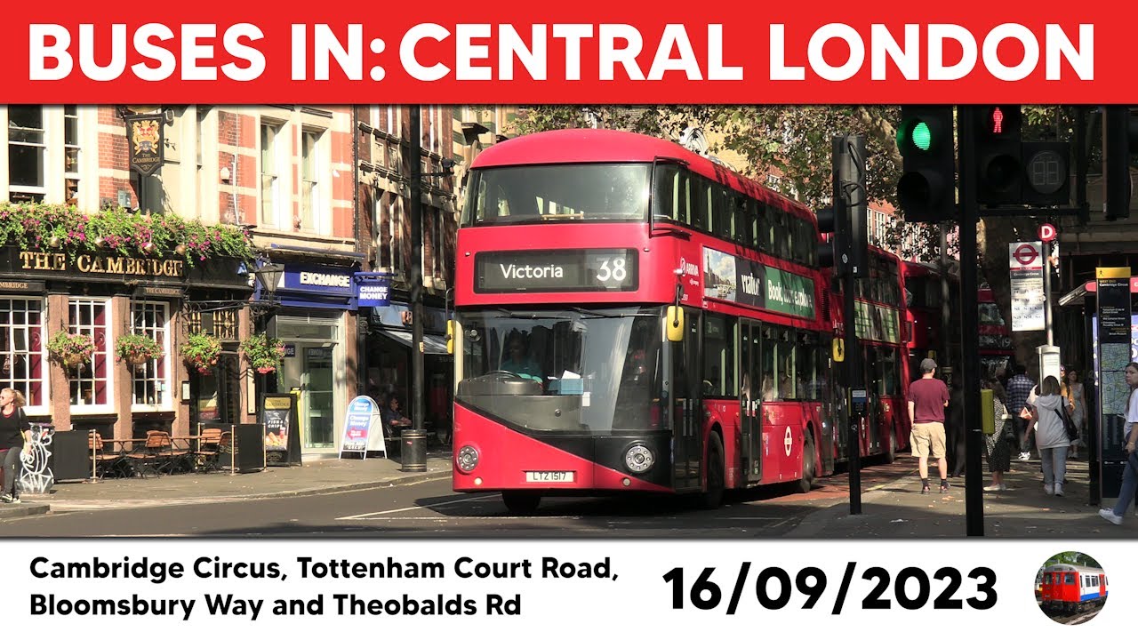 Buses in Central London 16/09/2023