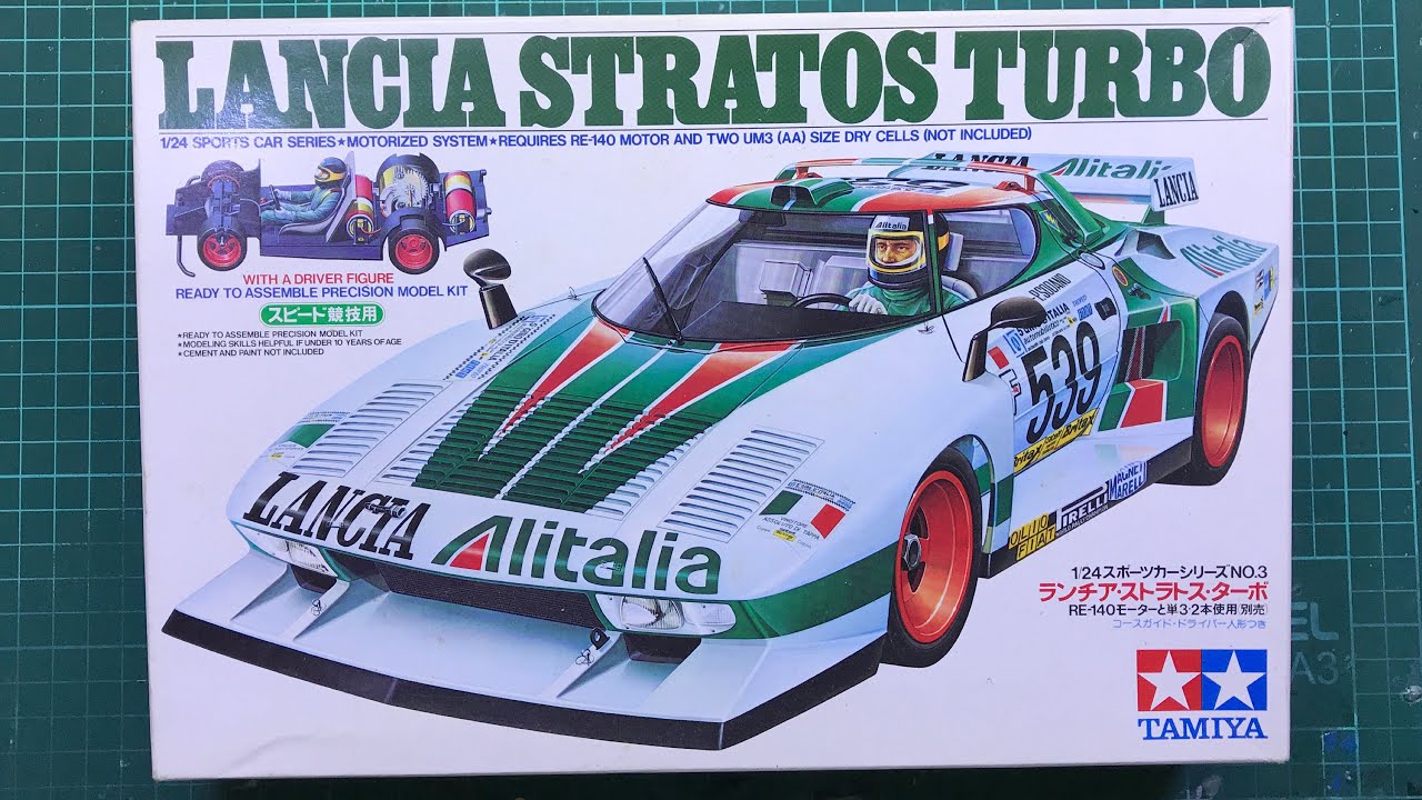 Unboxing: Tamiya Lancia Stratos Turbo | What's in the box |