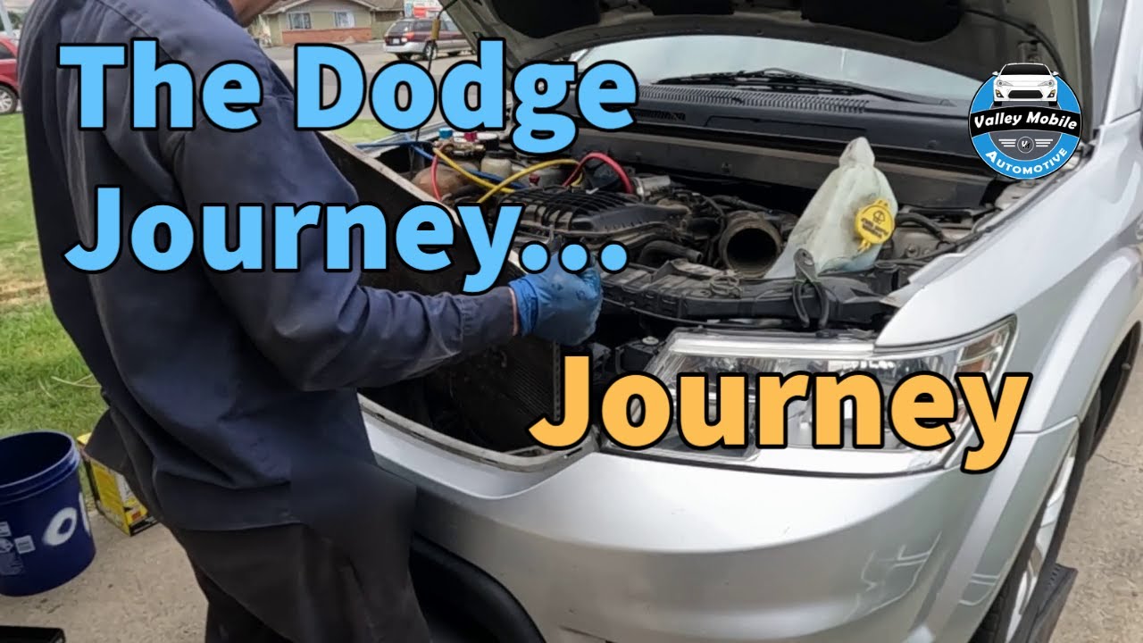 Замена радиатора Dodge Journey