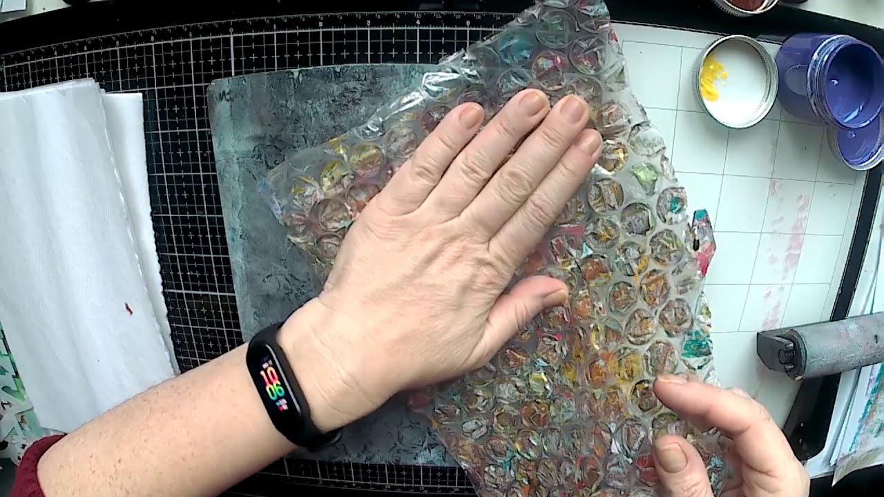 Comment faire des fonds avec la Gel Press ?