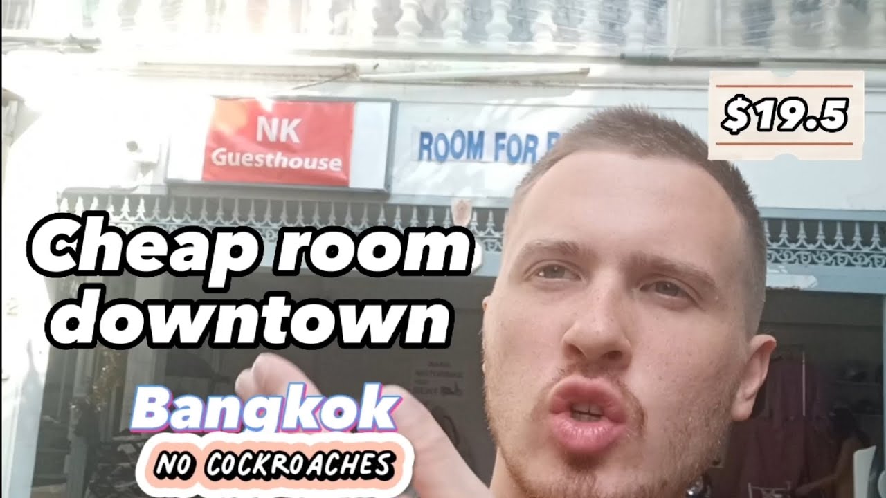 Found a cheap hotel for $19.5 downtown in Bangkok, Thailand. NK guesthouse 2