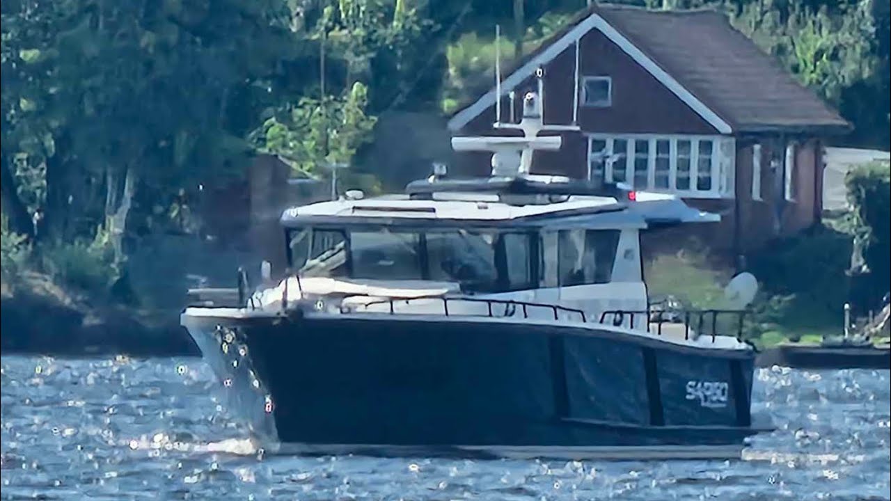 Sargo 45 Explorer delivery trip  -  Verdens Ende at force 7-8 gale