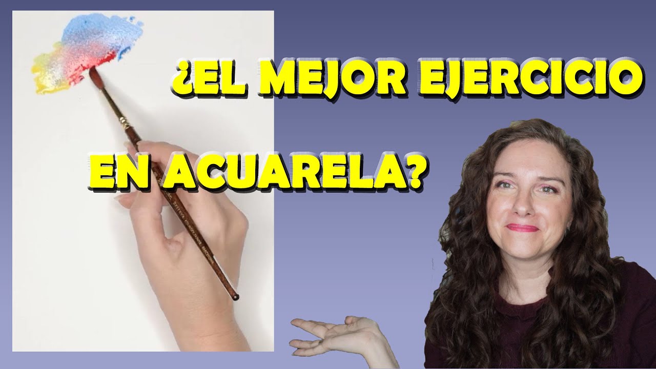 SUÉLTATE PINTANDO en ACUARELA y PIERDE el MIEDO.