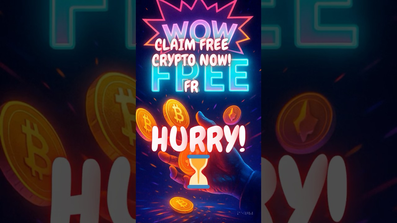 Get Free Crypto in 2025 |Claim Airdrops Now!  #crypto #cryptocurrency #airdrop #freecrypto #bitcoin