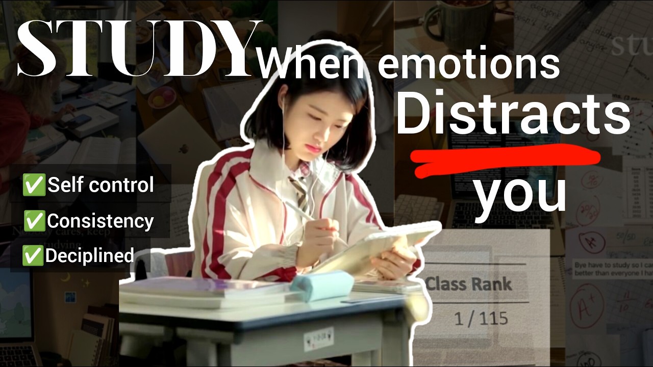 How To Stay Focused On Studies When Emotions Distract You 💔📚 | Teen Girl Study Motivation