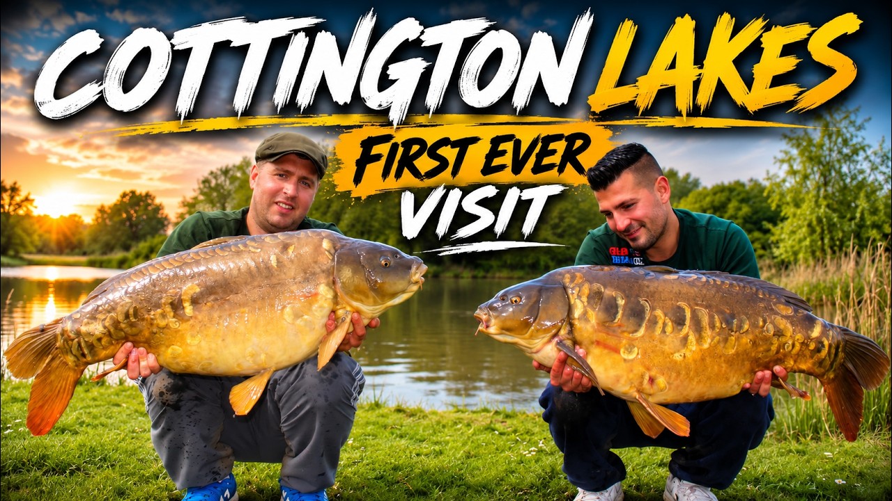 Carp Fishing Cottington Lakes ( Day Ticket Diaries ) Including a 40lbs plus Mirror carp