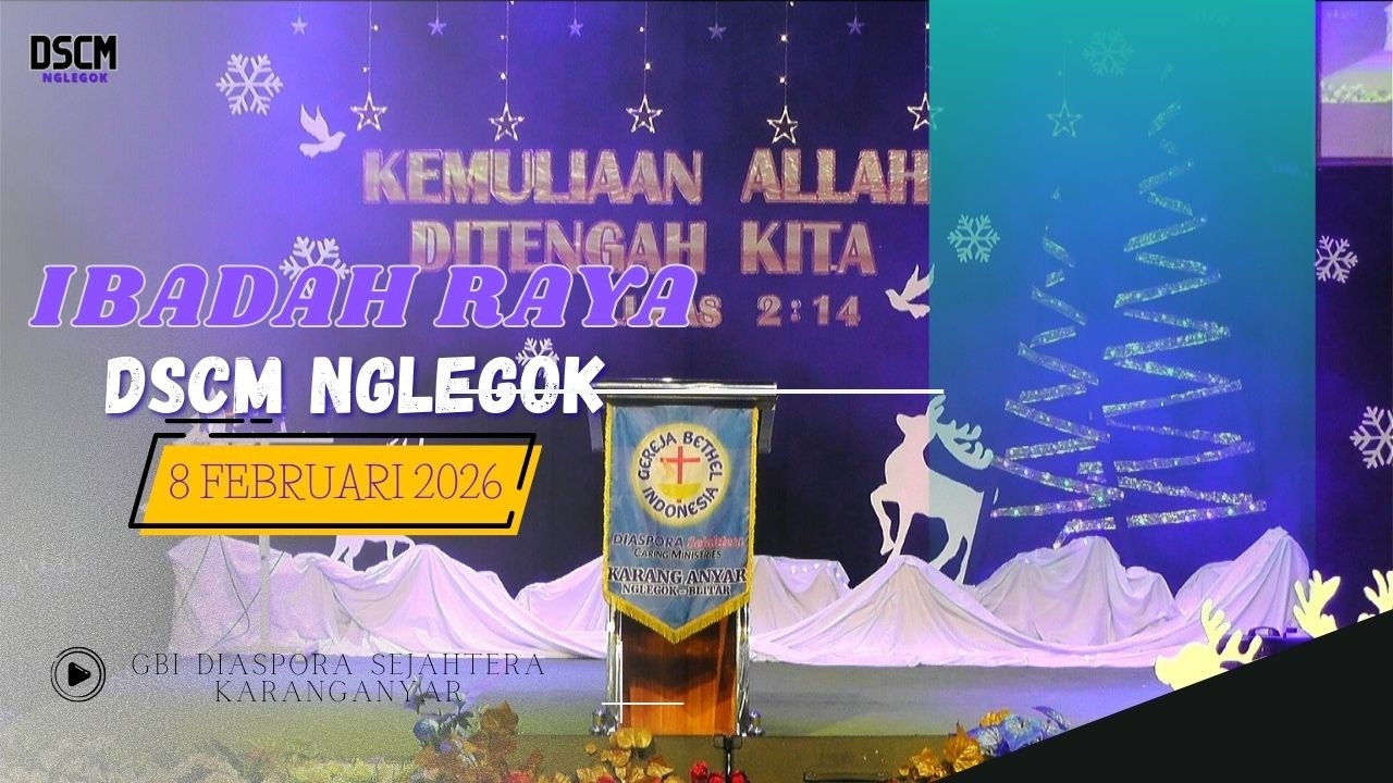 IBADAH RAYA DSCM KARANGANYAR 8 FEBRUARI 2026. PDM. SISTIANI