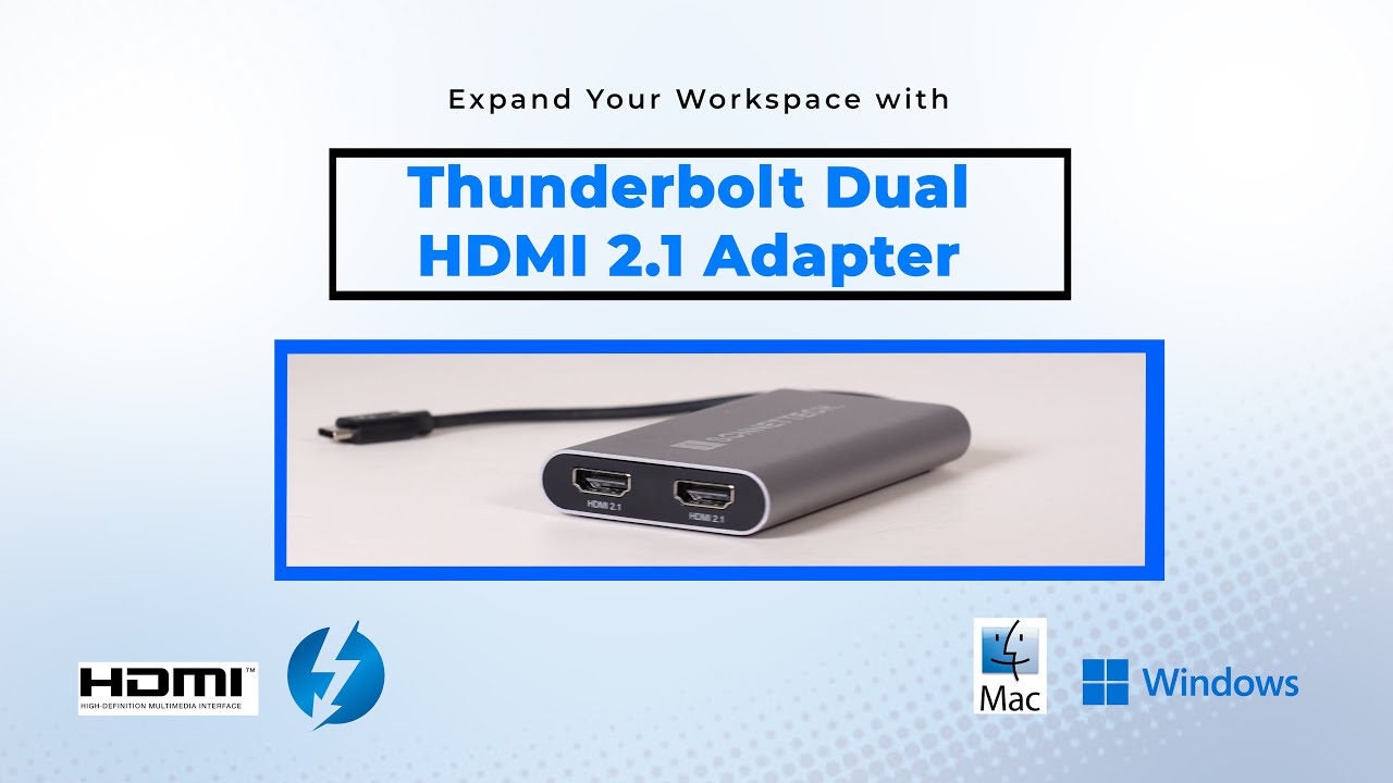 Sonnet Thunderbolt Dual 4K HDMI 2.1 Adapter