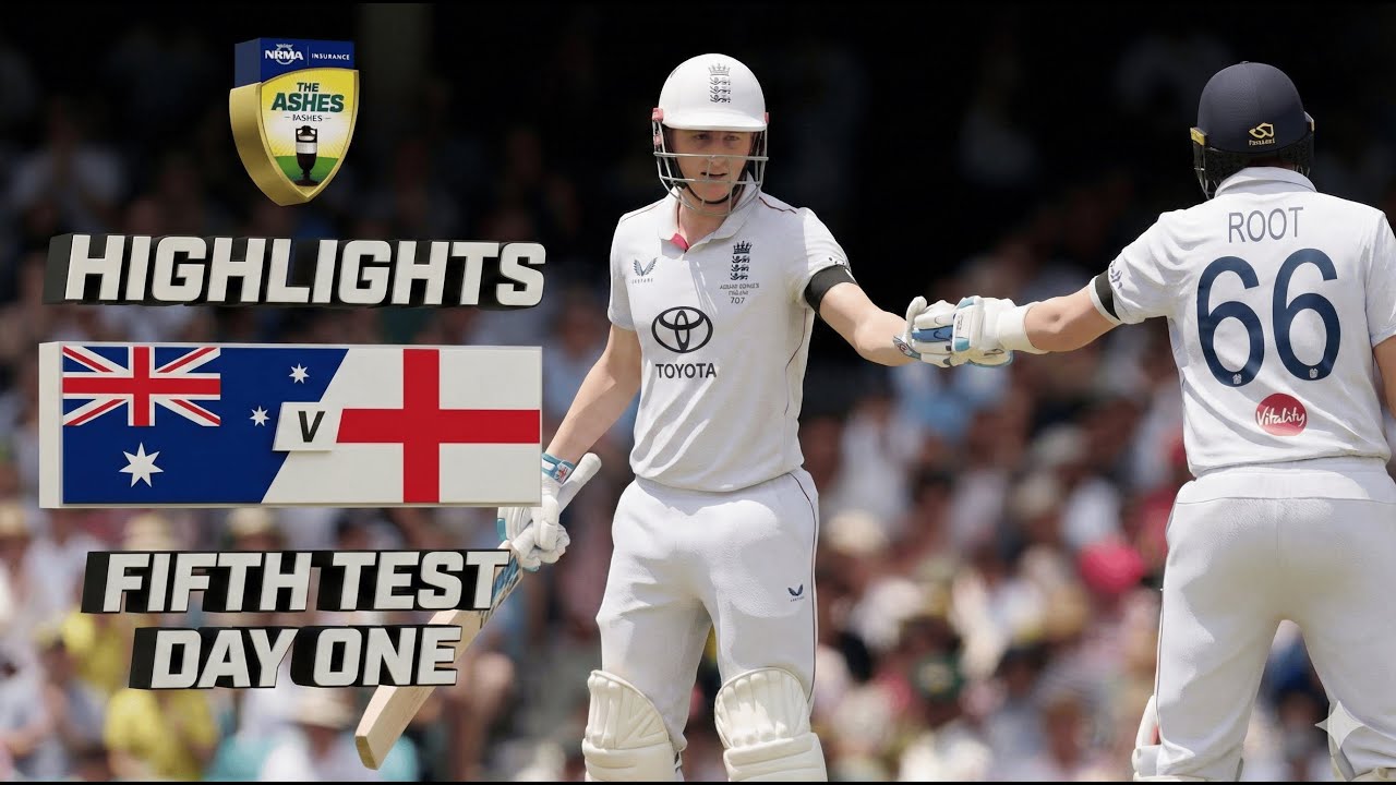 Rain Stops Play! The Ashes 5th Test Day 1 Highlights | Cricket 26 Gameplay