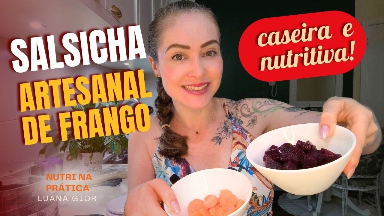 Receita da melhor Salsicha Artesanal de Frango do mundo