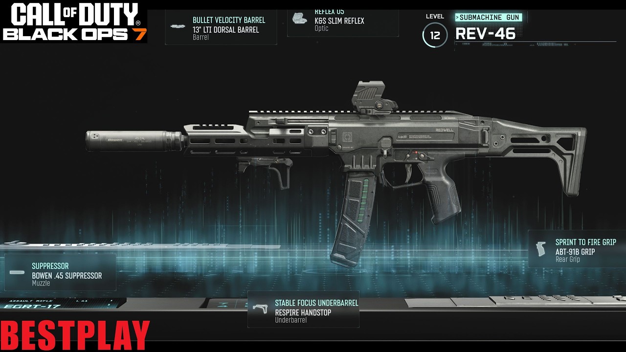BESTPLAY WITH REV-46 SMG - Call of Duty Black ops 7 #codbo7 #rev46 #cod