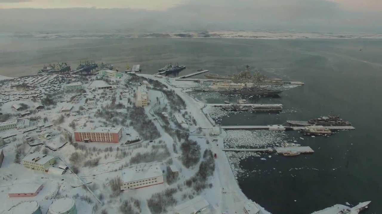 Североморск. Новое 2016. Severomorsk. DJI Phantom 3 Professionan