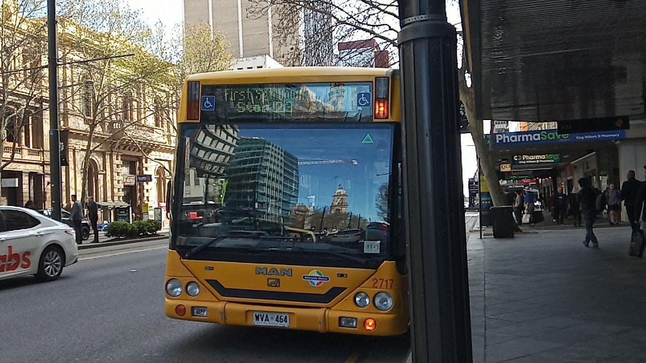 Adelaide Metro - A trip on Busways MAN 18.280 HOCL-NL (ABM CB64A) #2717