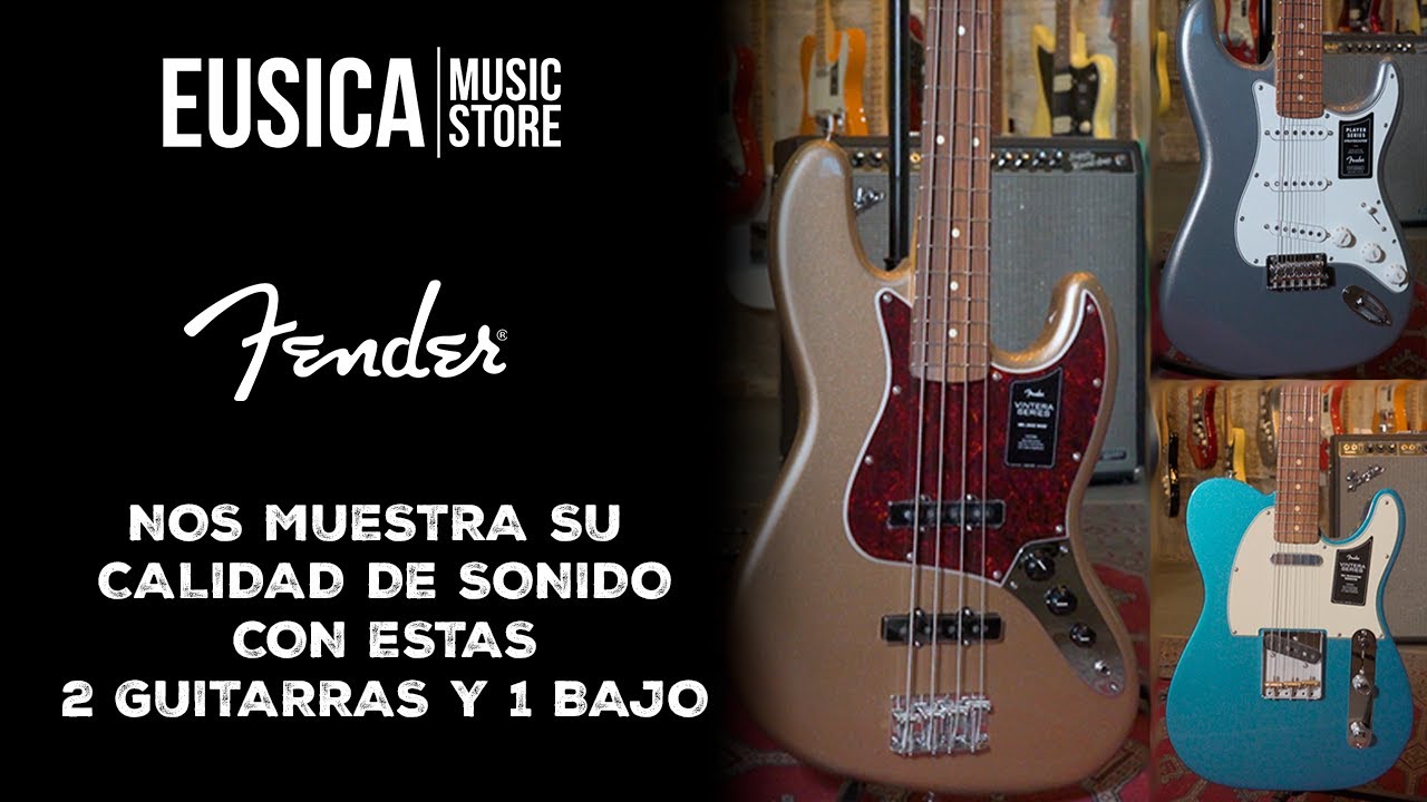 &iexcl; 2 Guitarras y 1 Bajo Fender que debes de tener en tu arsenal de instrumentos !