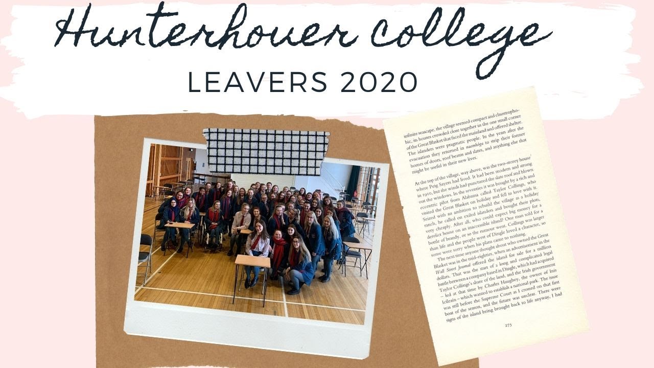 Hunterhouse College Leavers 2020