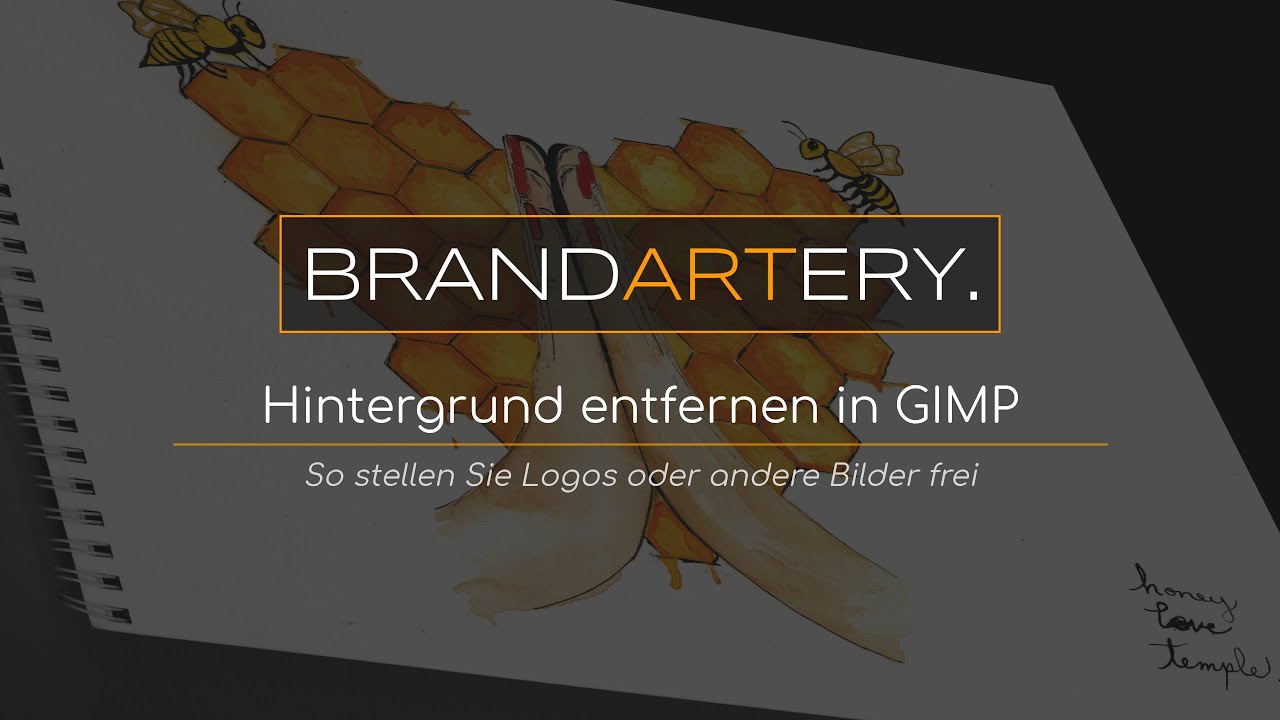 Hintergrund löschen in GIMP: Ein Logo o.a. Bilder freistellen wie 'n Profi!