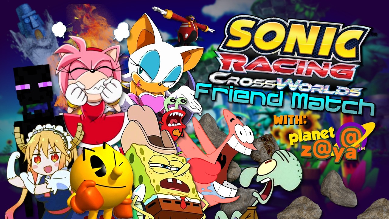 Sonic Racing: CrossWorlds: Friend Match with planet z@ya