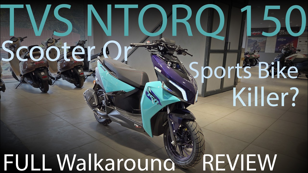 TVS NTORQ 150 – SOOTER OR SPORTS BIKE KILLER ? | FULL WALKAROUND REVIEW