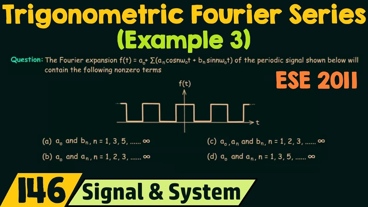 Trigonometric Fourier Series (Example 3)