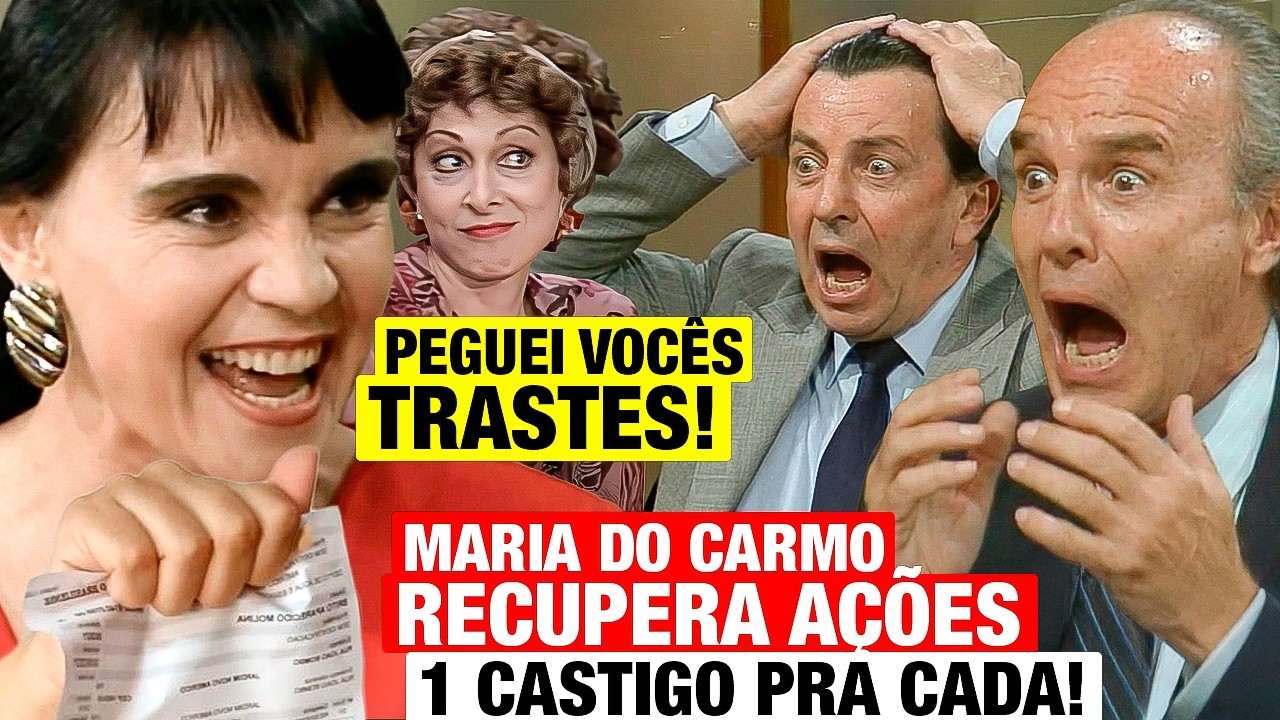 RAINHA DA SUCATA: Maria do Carmo RECUPERA AÇÕES e aparece em REUNIÃO com 1 SURPRESA PRA CADA VILÃO!