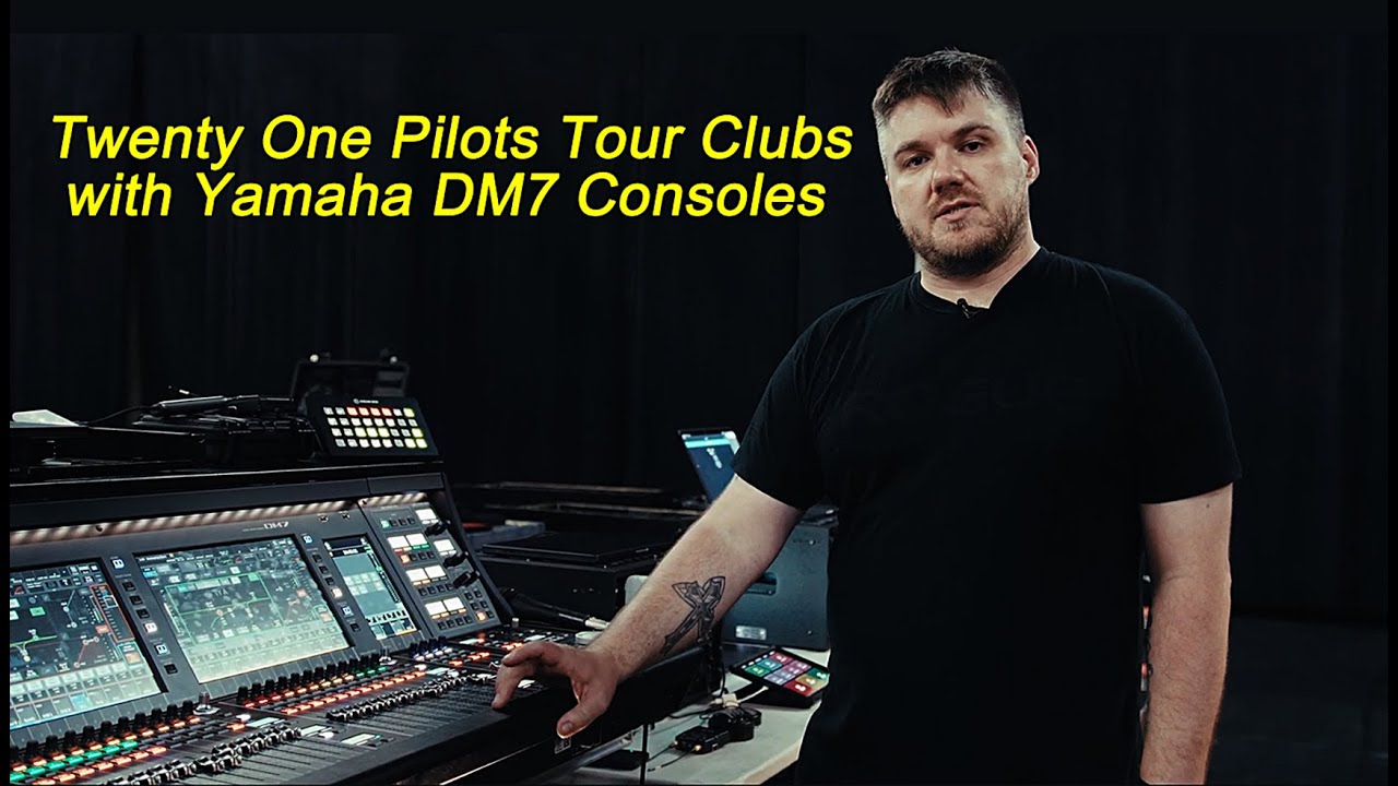 Twenty One Pilots Tour Clubs with Yamaha DM7 Consoles
