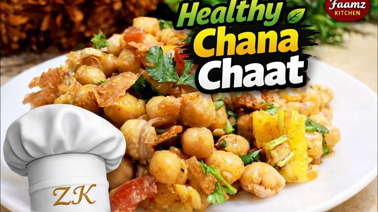 Mazedar Ramadan Special Chana Chaat Quick & Healthy Chana Chaat Easy Iftar Recipe |@Faamz1