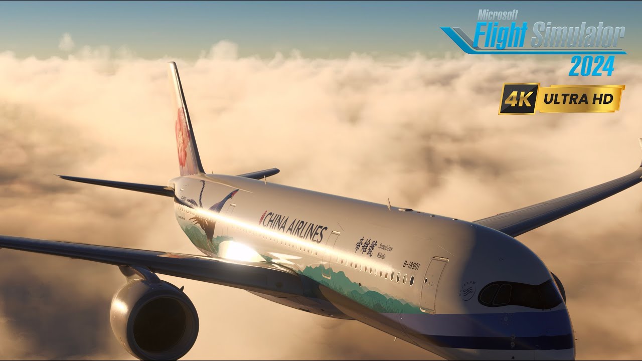 Sydney - Taipei | China Airlines 51 (A350-900) Microsoft Flight Simulator 2024