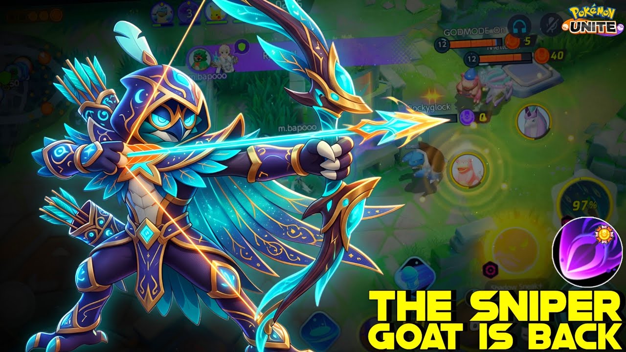 THE OG GOLD BADGE DECIDUEYE IS BACK IN SOLO QUEUE 😍 | POKEMON UNITE