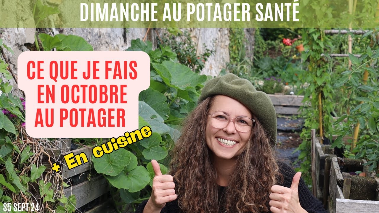 Ce que je fais en octobre au potager et en cuisine #potager #garden #jardinage #gardening #cuisine