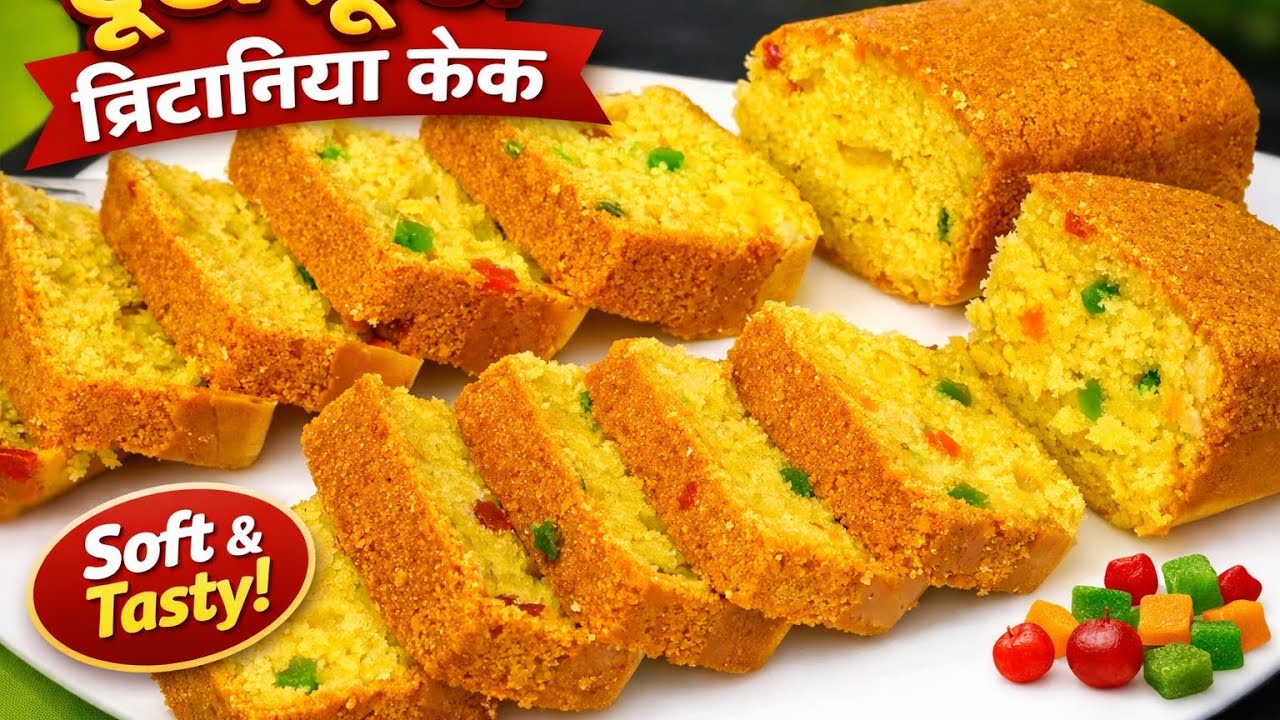 Custard cake recipe/ दुनिया का सबसे आसान केक चार चीज़ों से कढ़ाई में तैयार/eggless spongy Britannia 