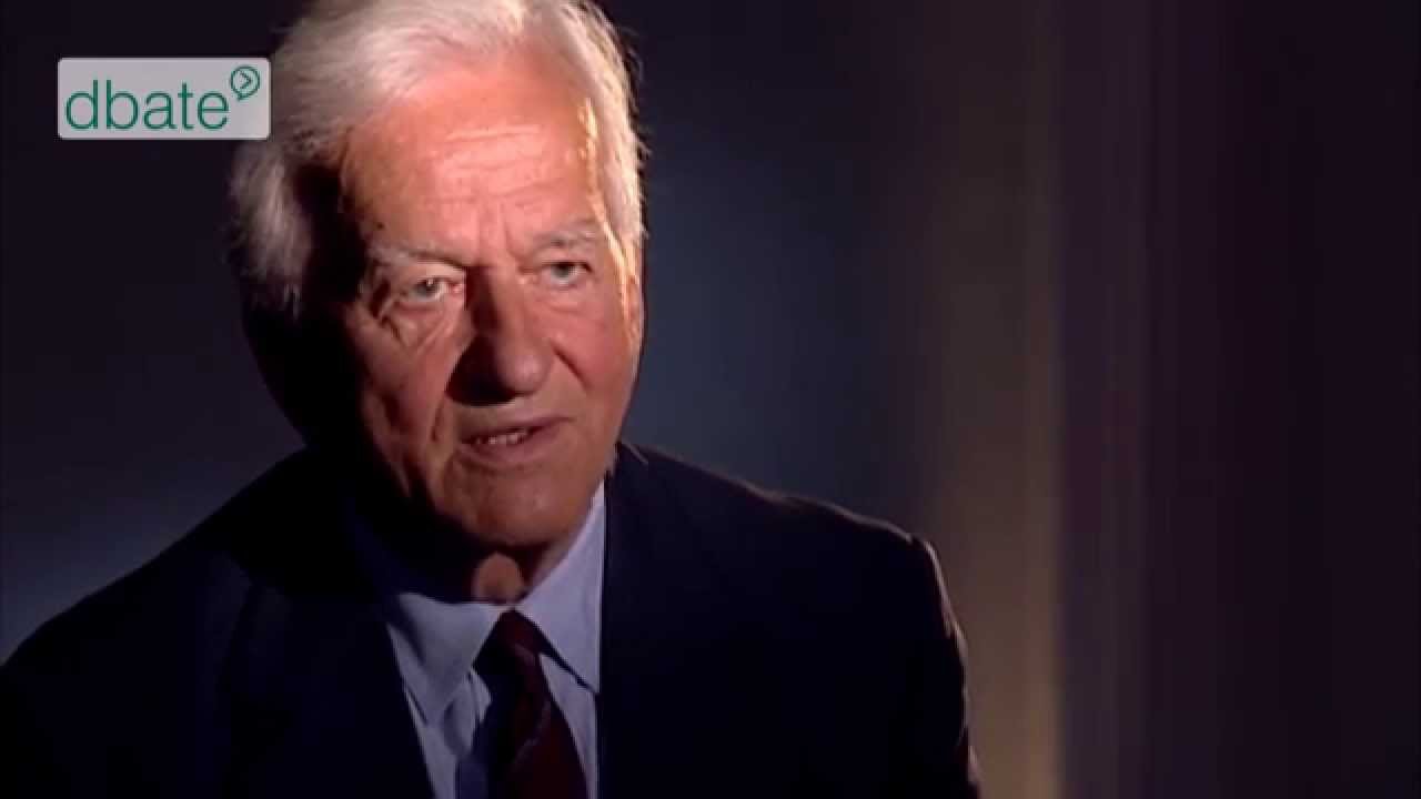 Richard von Weizsäcker 3/3 - Dankbarkeit in der Politik (dbate-Interview)