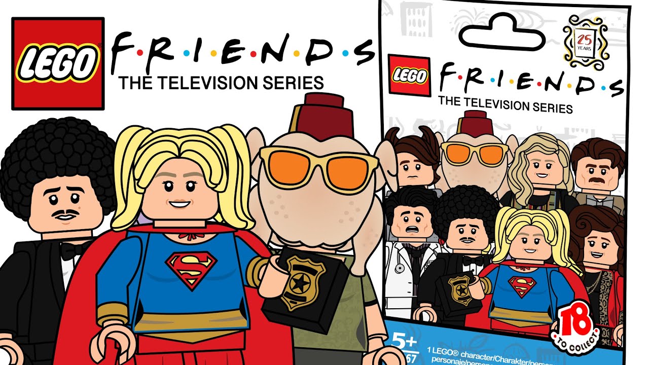 LEGO F.R.I.E.N.D.S Collectible Minifigures Series | 4k | CMF Custom Draft!