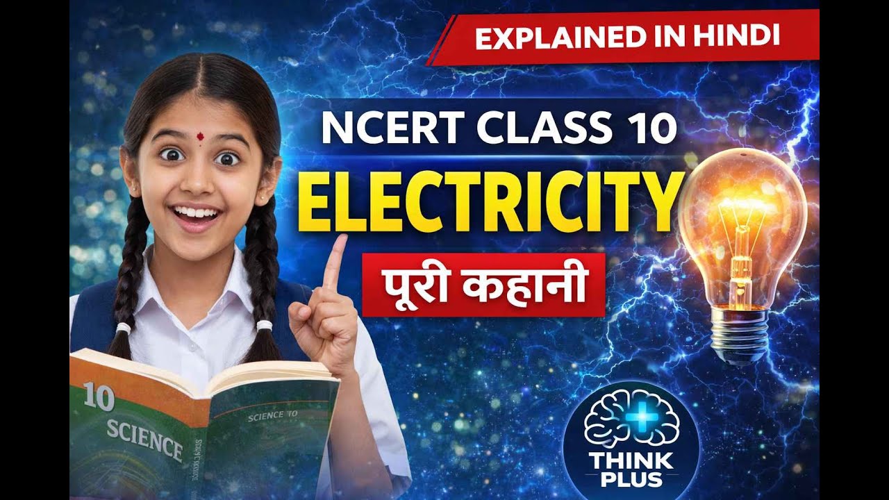 NCERT 10th Electricity) | आसान हिंदी में समझाइए | Think Plus🔄Class 10 Science Electricity