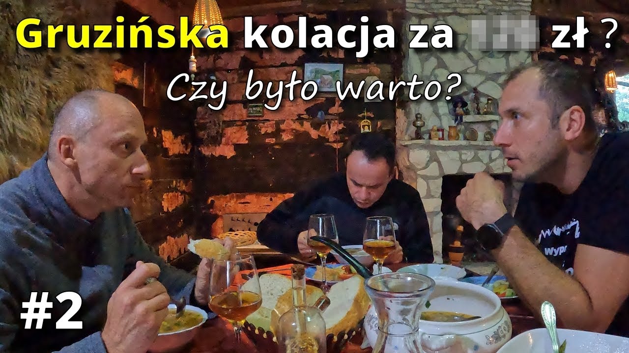 GRUZJA #2 🇬🇪 - Niezwykły Wodospad Kinchkha i Smaki Gruzińskiej Kolacji [4K]
