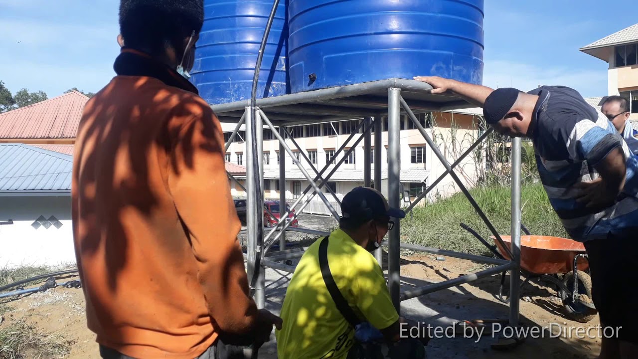Tank Pipe Installation || Pemasangan Paip Tangki Surau SMK Kolombong