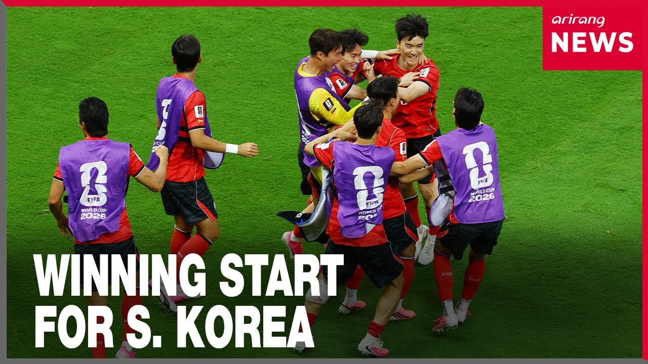S. Korea begins 2026 FIFA World Cup with 2-1 win over Czechia