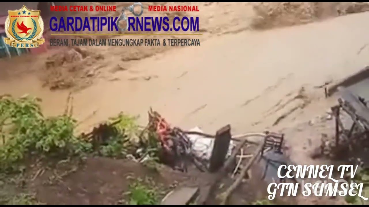 keadaan Desa Keban Agung kec, Mulak Sebingkai kab,Lahat sesudah Ditendang Banjir
