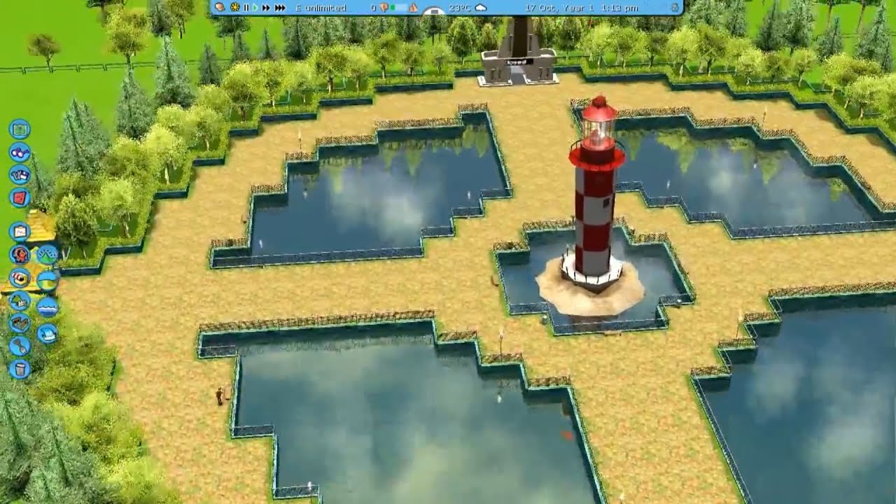 RCT3 - How to Make a Good Park Entrance 2 (No Custom Scenery)