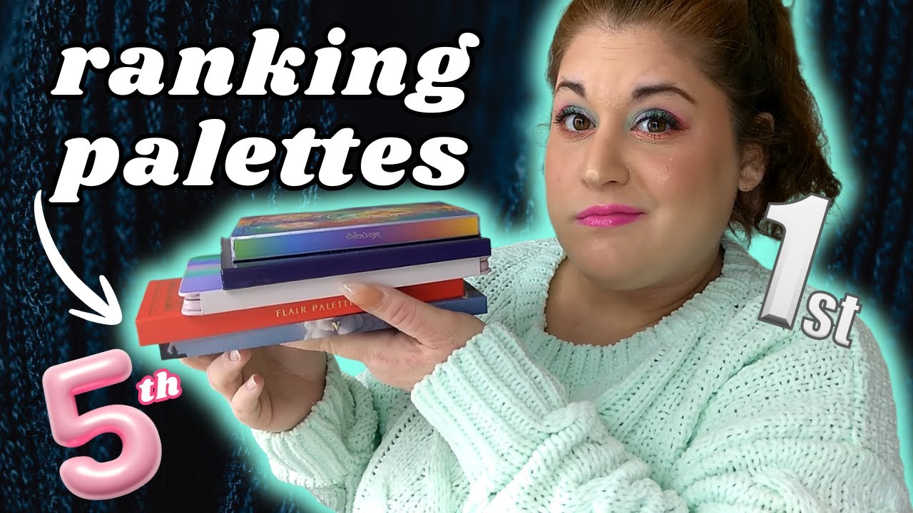 RANKING the newer palettes in my collection! (Part 1 👀)