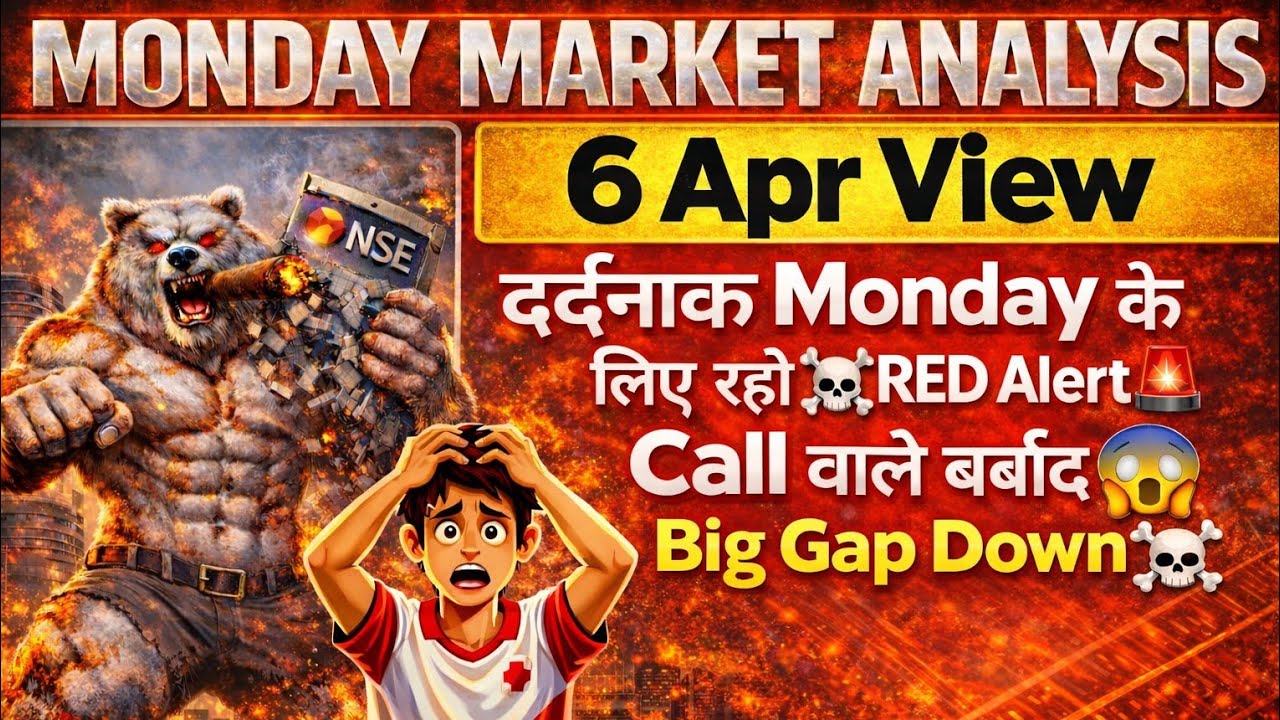 Monday Market Prediction | Monday Share Market Prediction | Nifty Prediction For Tomorrow 6 Apr