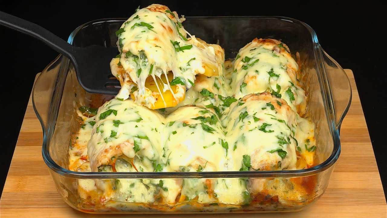 Dieses Hühnchenrezept stammt aus einem französischen Restaurant❗  Ich koche jeden Tag so.