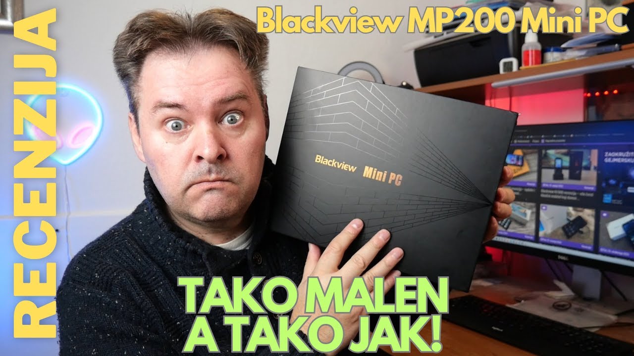 Blackview MP200 Mini PC recenzija - iako maleno, vrlo moćno računalo za posao i zabavu! (09.02.2025)