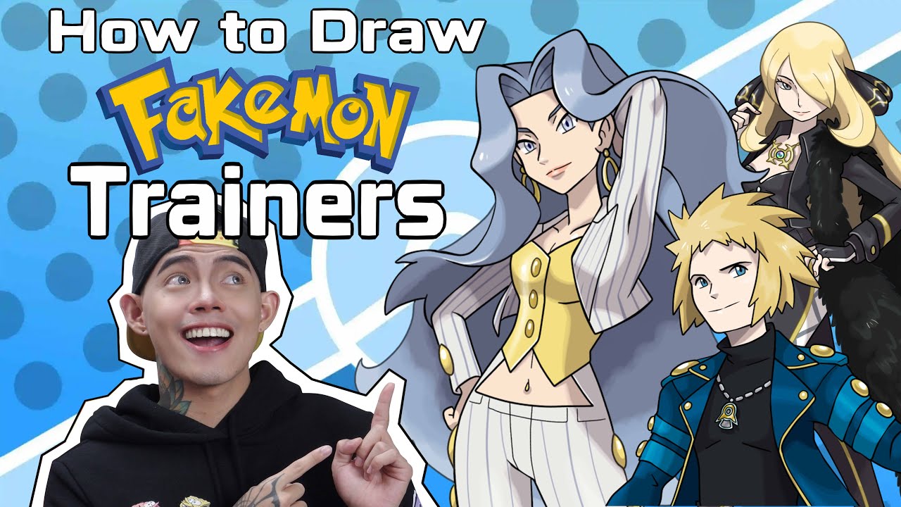 How to draw Fakemon Trainers in Sugimori Style | Part 1