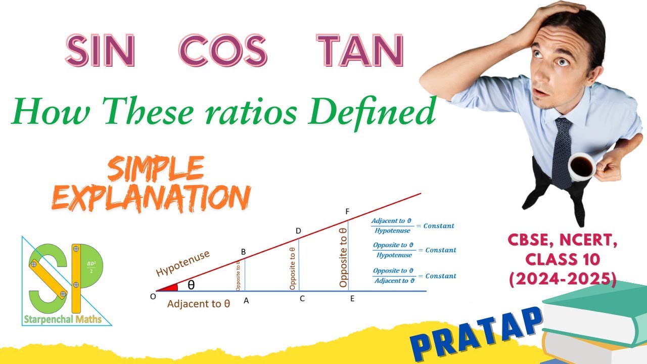 Trigonometry ratios concepts, simple explanation #cbse #ncertcbseclass10maths #cbseclass10