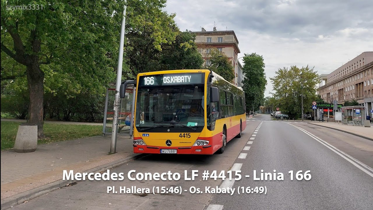 Linia 166 | Mercedes Conecto LF #4415 - MZA Warszawa